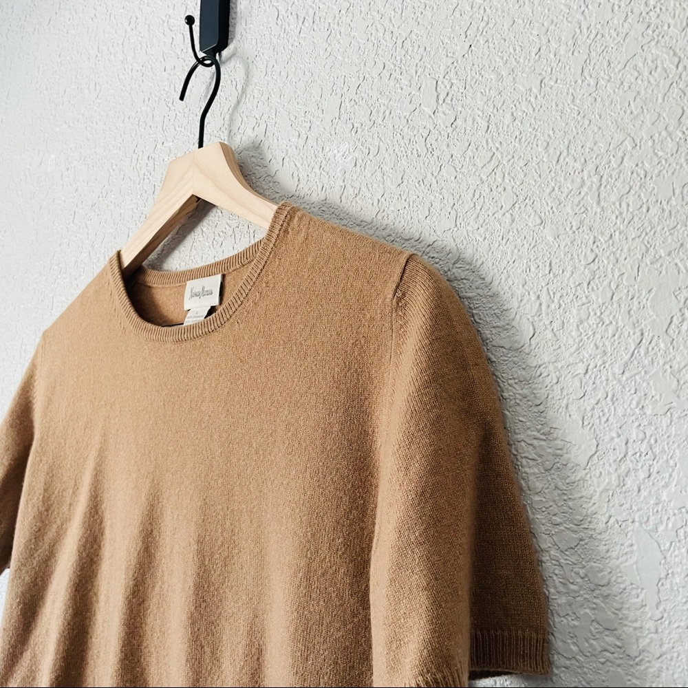 Cashmere Classic Tan Women's Sweater - Picture 11 of 16